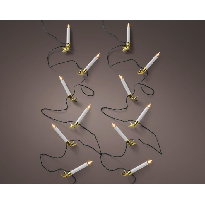 CANDELE LED DA ALBERO 16 LED H.13.5